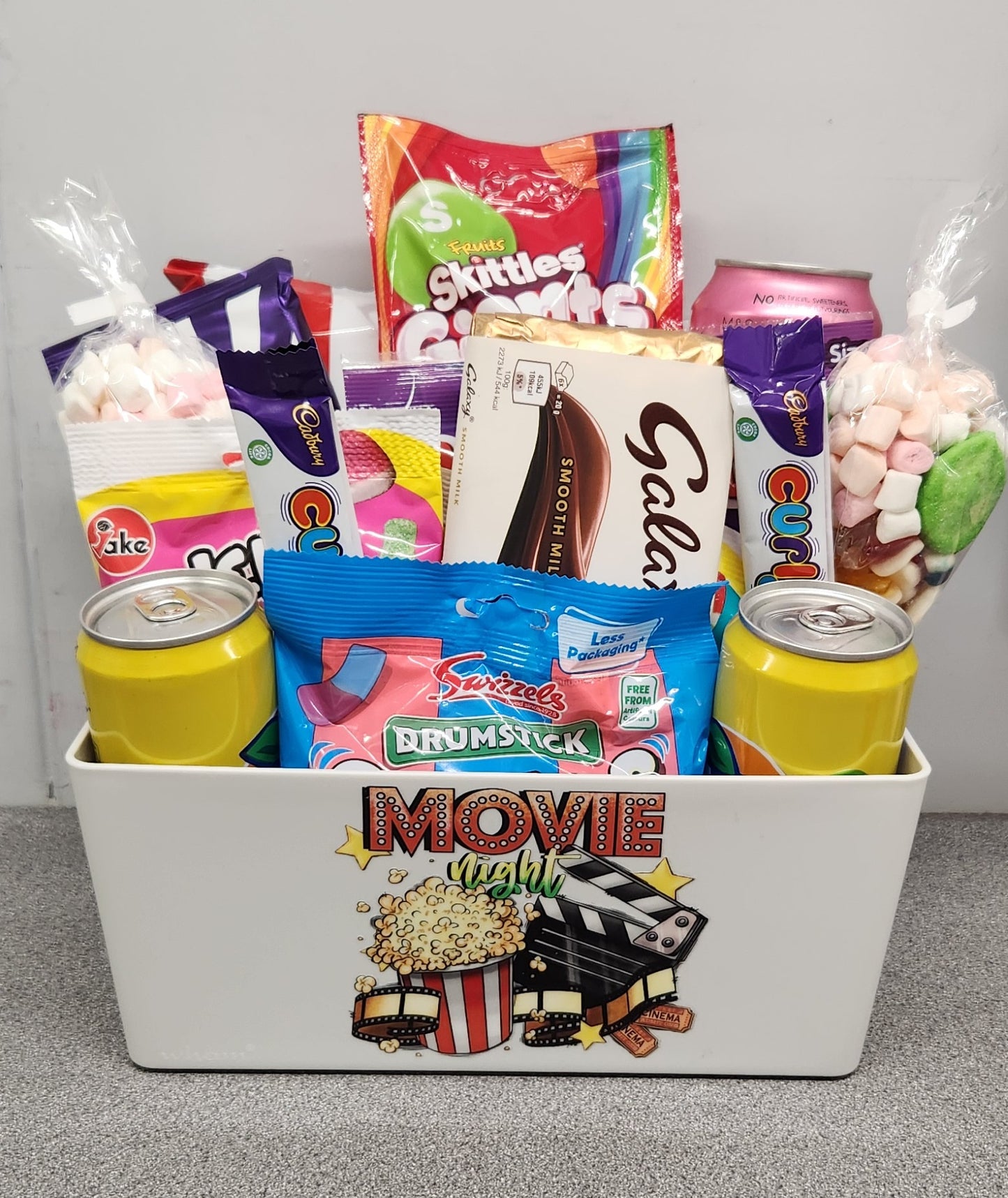 Movie Night Box filled or empty
