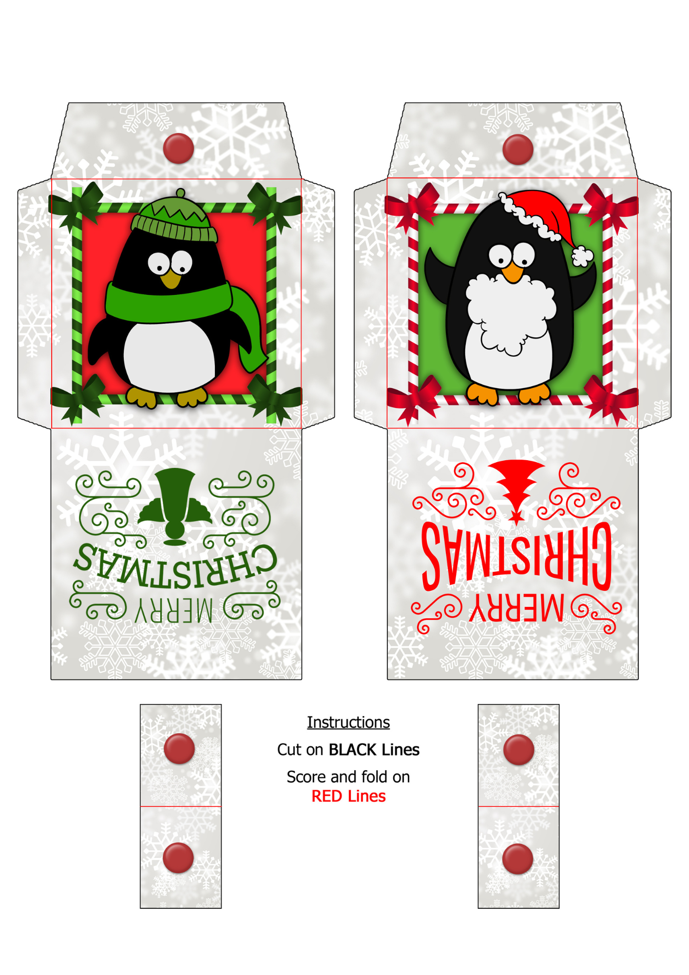 Download - TeaBag Holder Penguin Design