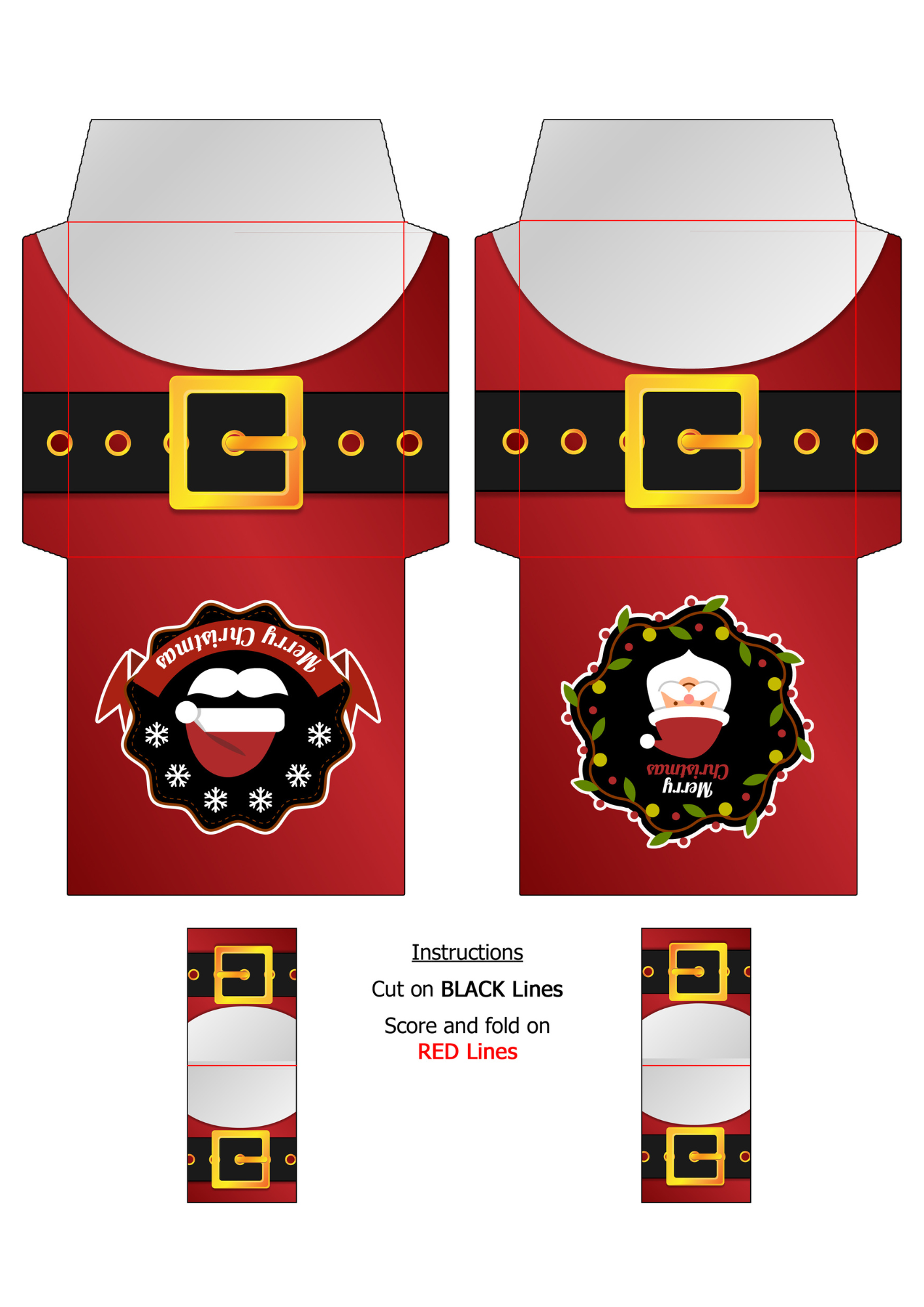 Download - Santa TeaBag Holder
