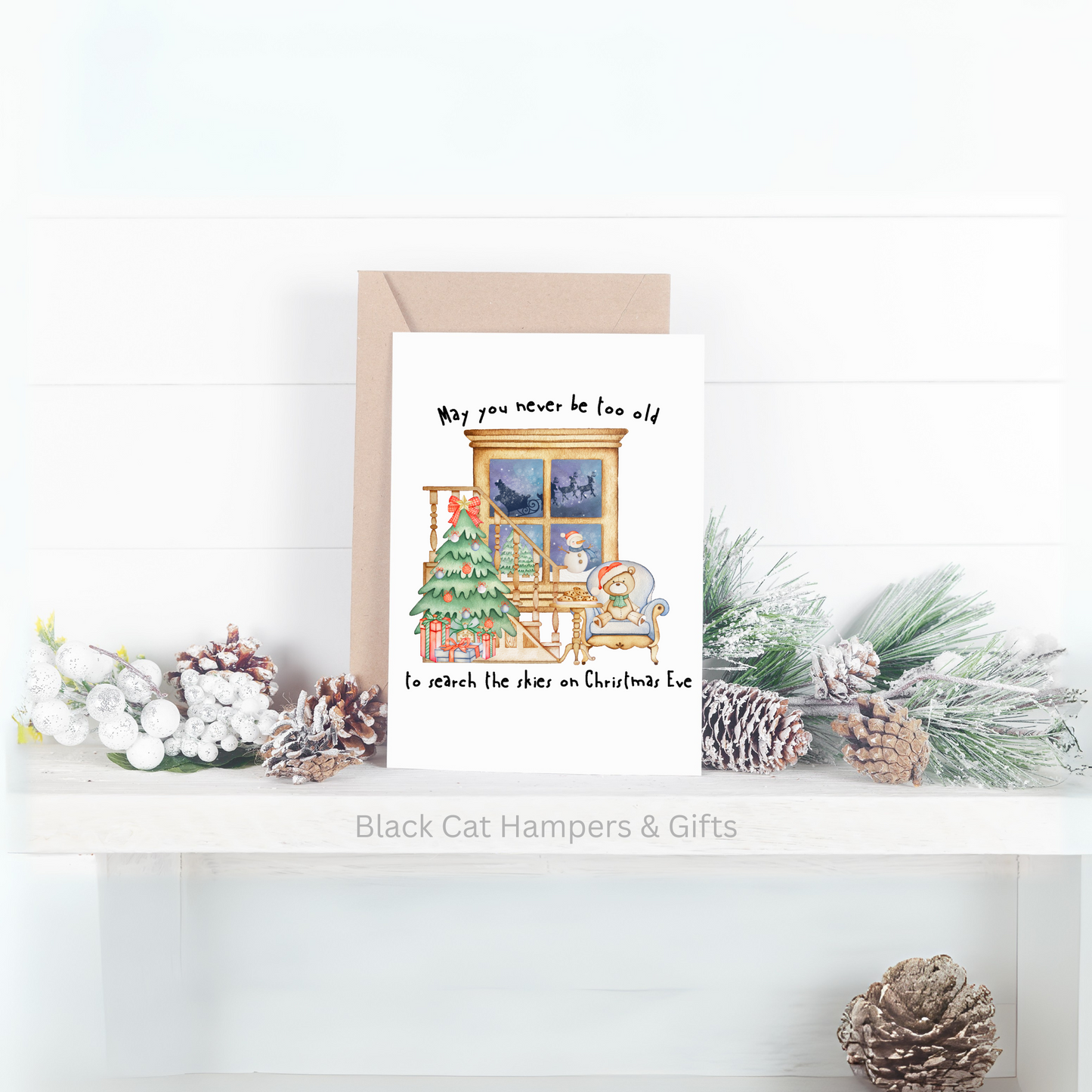 May You Never Be Too Old to search the skies - Christmas Card