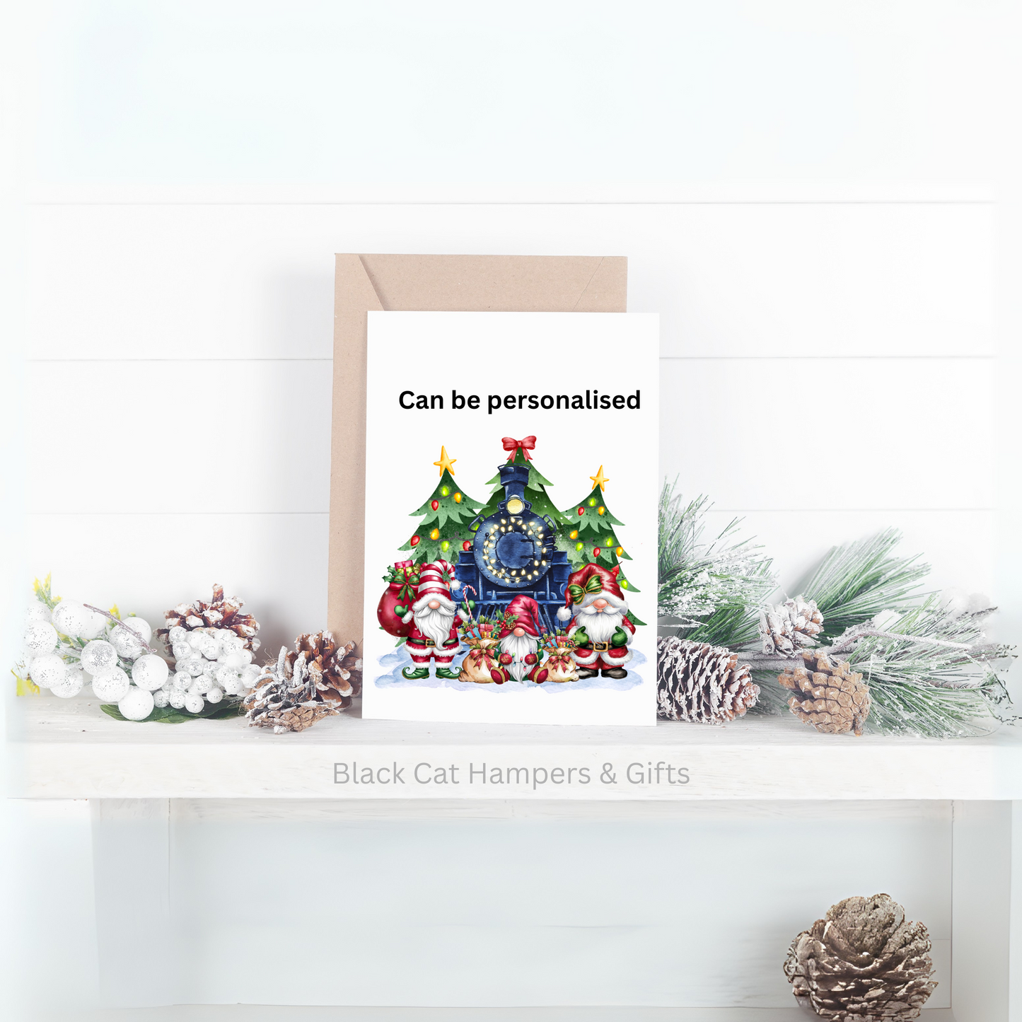 Gonk Festive Card with Personalisation