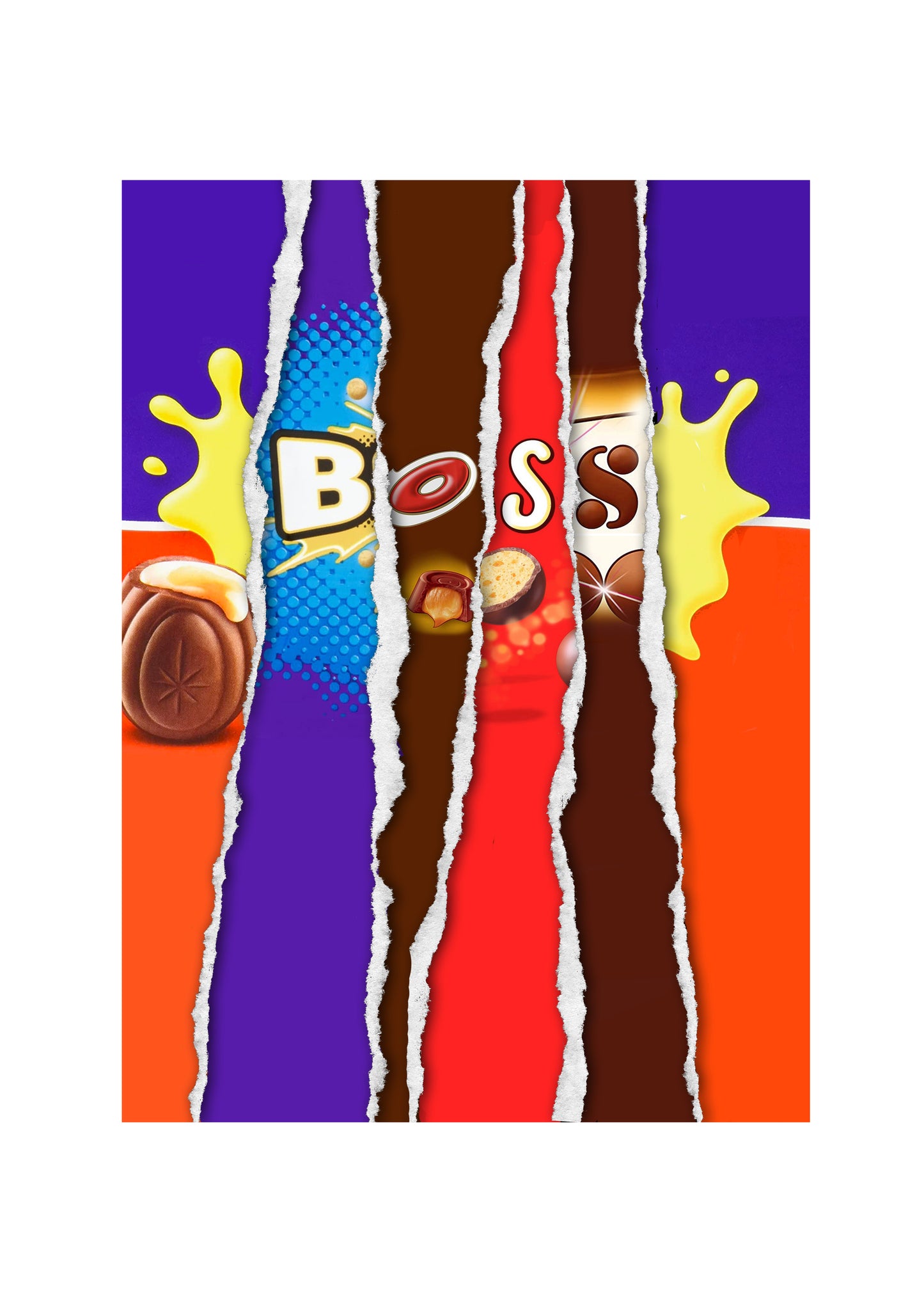 Galaxy Bar Wrapper - B Selection