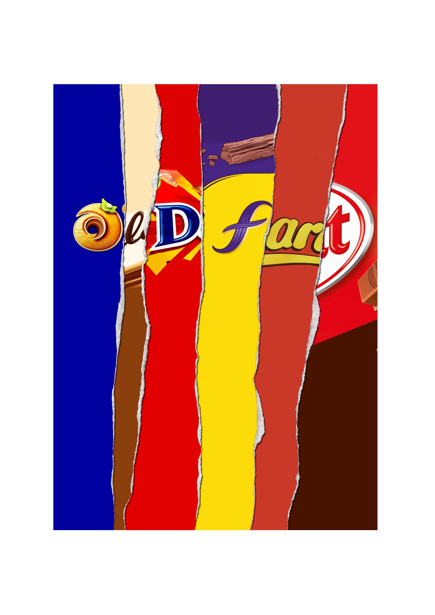 Galaxy Bar Wrapper -"O", "P", "Q", and "R" Selection