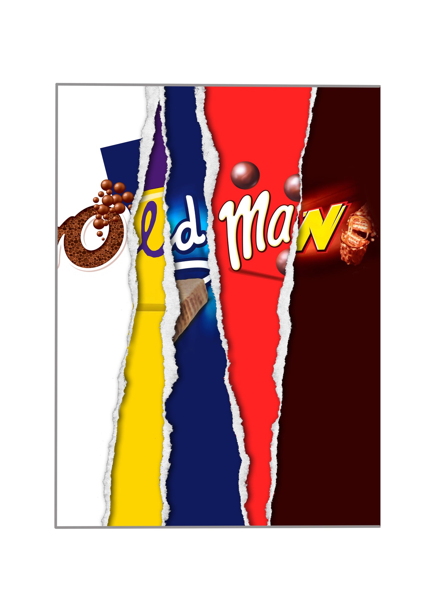 Galaxy Bar Wrapper -"O", "P", "Q", and "R" Selection