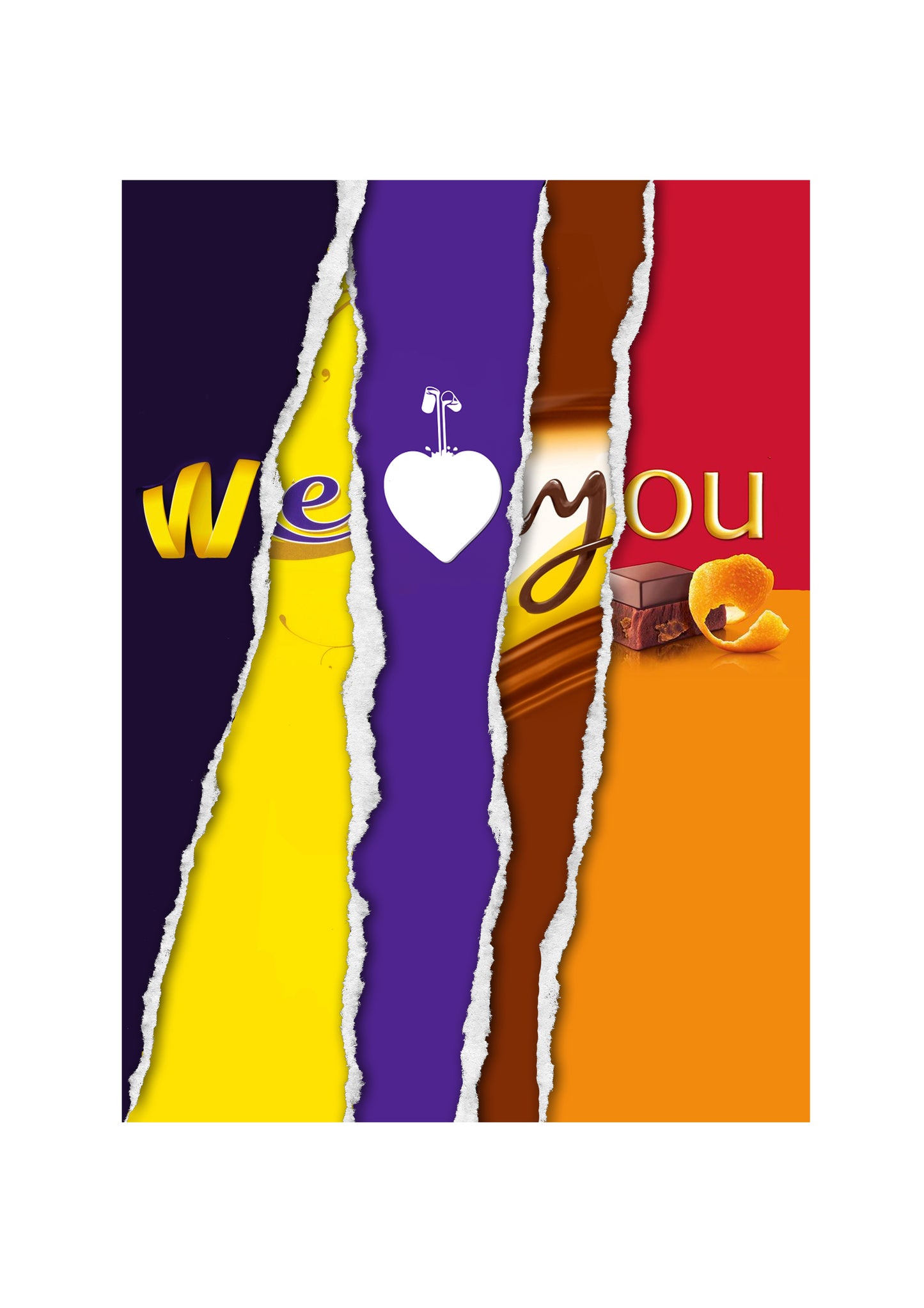 Galaxy Bar Wrapper - "W", "Y"