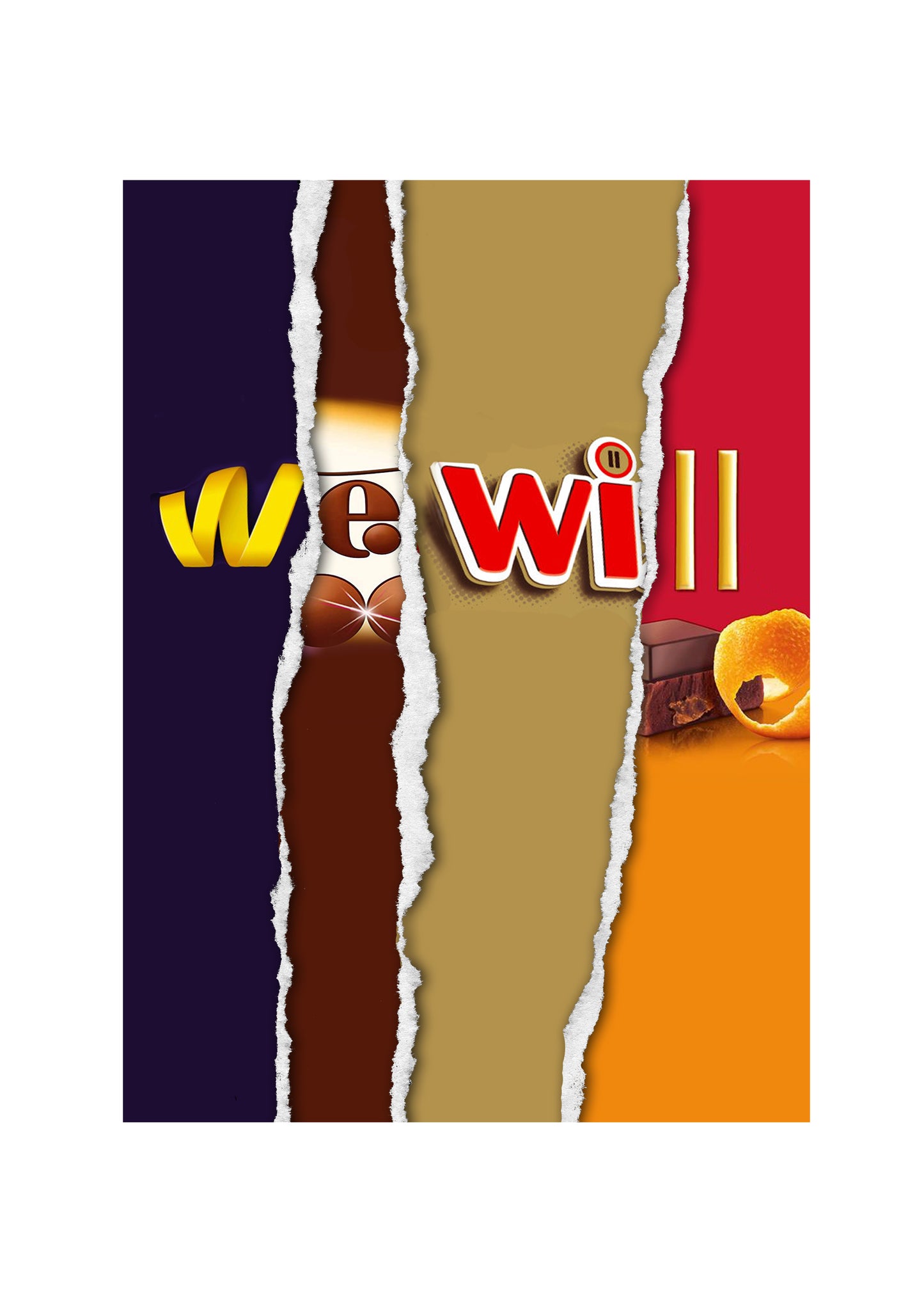 Galaxy Bar Wrapper - "W", "Y"