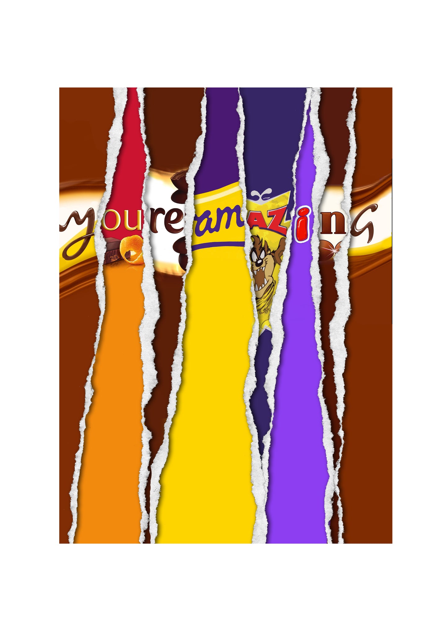 Galaxy Bar Wrapper - "W", "Y"