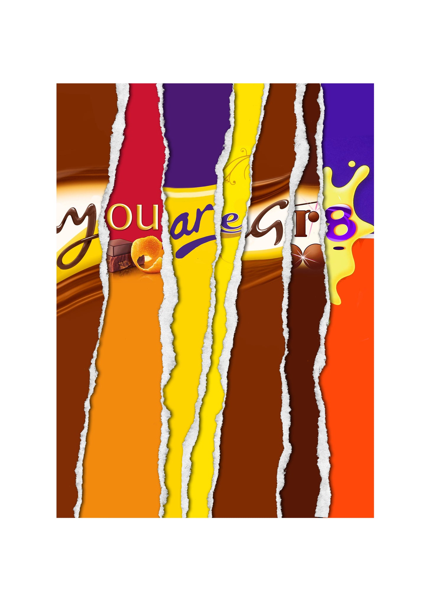 Galaxy Bar Wrapper - "W", "Y"