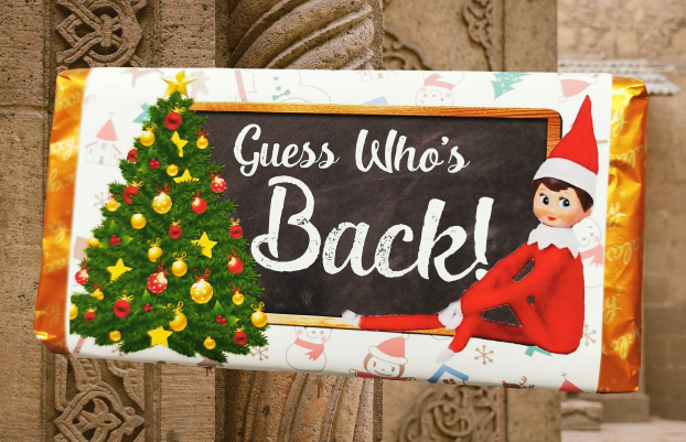 Elf on the Shelf Chocolate Bar