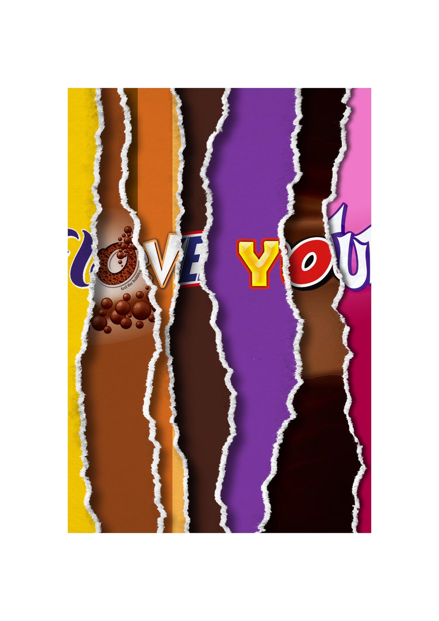 Galaxy Bar Wrapper - "L", "M" and "N" Selection