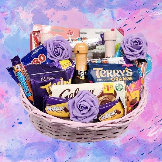 Ladies Gift Basket with Prosecco OR Wine