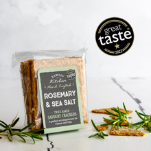 Load image into Gallery viewer, Rosemary &amp; Sea Salt - Yorkshire Savoury Crackers
