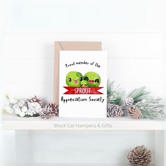 Member of the Sprout Appreciation Club - Greetings Card