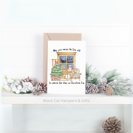 May You Never Be Too Old to search the skies - Christmas Card